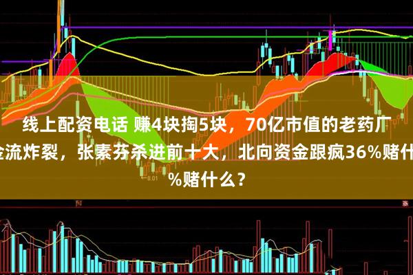 线上配资电话 赚4块掏5块，70亿市值的老药厂现金流炸裂，张素芬杀进前十大，北向资金跟疯36%赌什么？